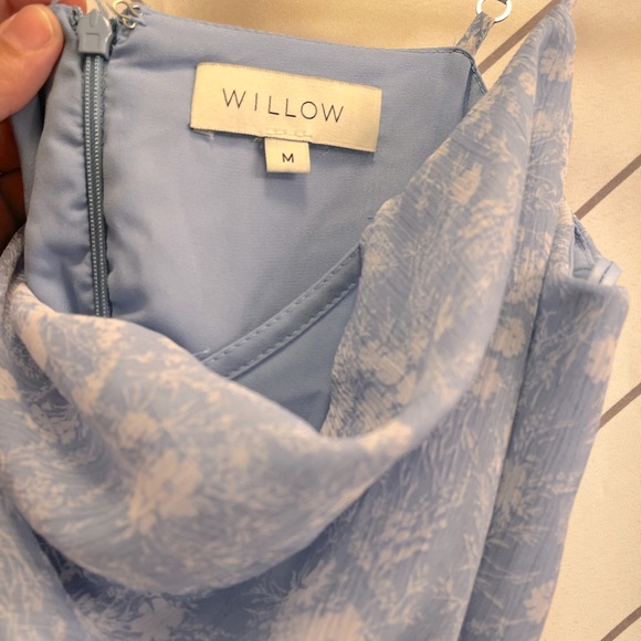 Light Blue Scoop Neck Dress, Willow Brand (Nordstrom Trunk Club). Size Medium. - Picture 2 of 2